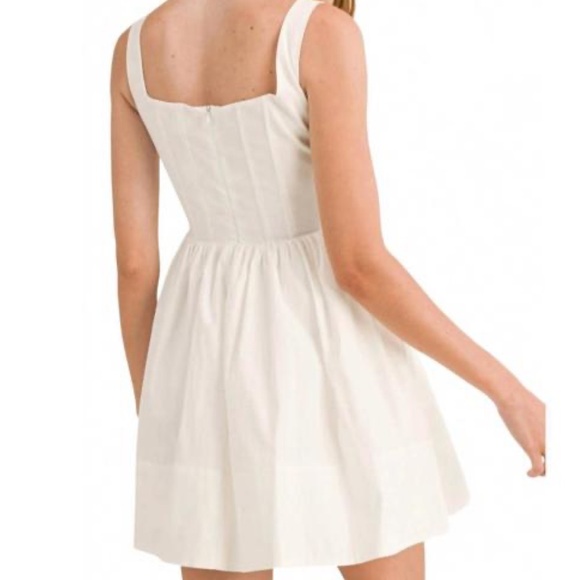 White Corset Dress by RESET - Picture 8 of 11
